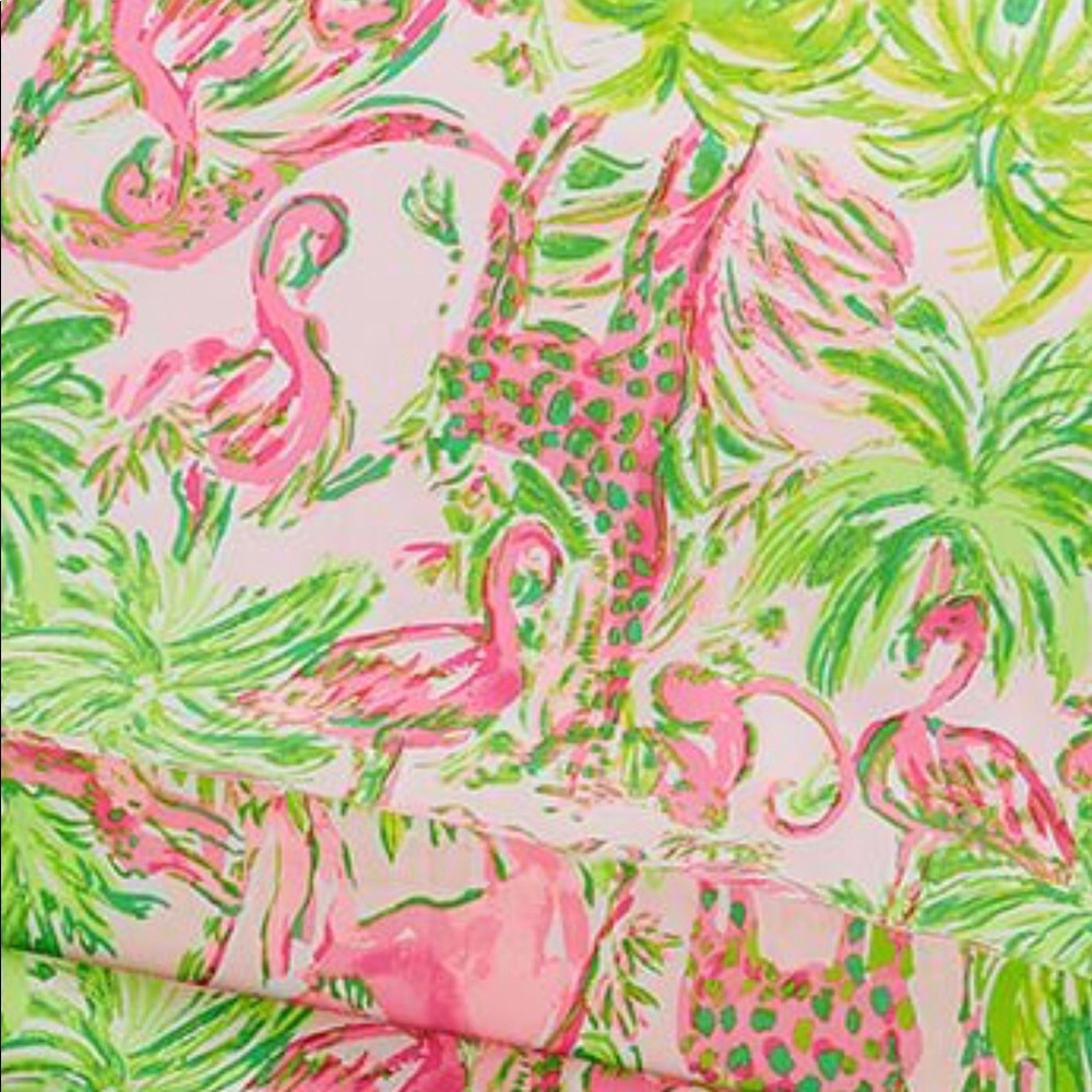 Face mask made with Lilly Pulitzer fabric